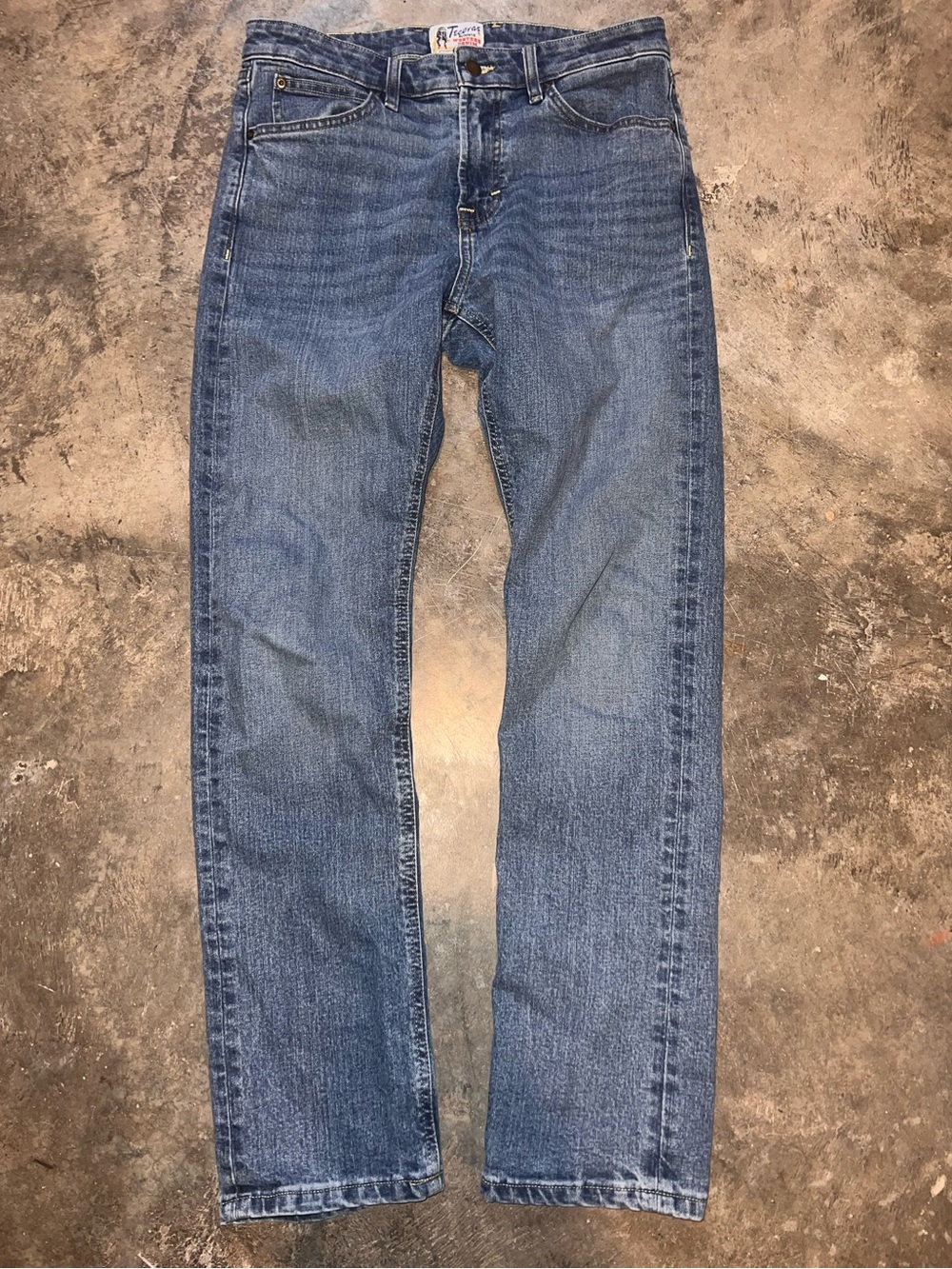 Tecovas Men’s Straight-Leg Jeans in Blue Denim